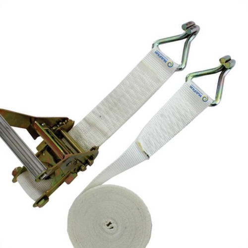 Cinta Para Carga Multifitas Com Catraca 1,5Toneladas Branca 50Mmx9M ''J'' 1Peca Cinta Para Carga Multifitas Com Catraca 1,5Toneladas Branca 50Mmx9M ''J'' 1Peca