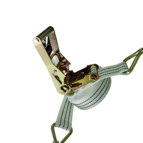 Cinta Para Carga Multifitas Com Catraca 3Toneladas Branca 50Mmx9M ''J'' 1Peca Cinta Para Carga Multifitas Com Catraca 3Toneladas Branca 50Mmx9M ''J'' 1Peca