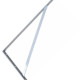 Suporte Prateleira Hayner Forte Branca 50Cm Peca 201542 - Kit C/12 Suporte Prateleira Hayner Forte Branca 50Cm Peca 201542 - Kit C/12