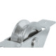 Roldana ''V'' Detoni Com Suporte Aberto+Rolamento 2.1/2'' - Kit C/2
