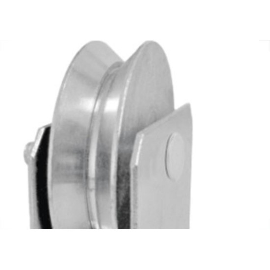Roldana ''V'' Detoni Com Suporte Fechado+Rolamento 2.1/2'' - Kit C/2 Roldana ''V'' Detoni Com Suporte Fechado+Rolamento 2.1/2'' - Kit C/2