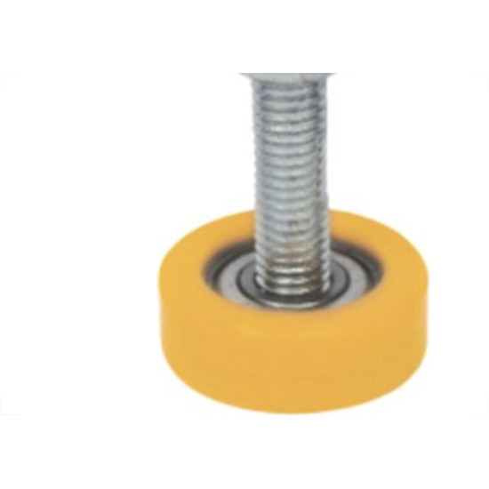 Roldana Guia Detoni 17X44 Nylon Com Rolamento - Kit C/2