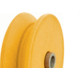 Roldana Nylon ''V'' Detoni Eixo Furado 2.1/2'' - Kit C/2