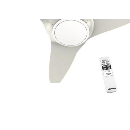 Ventilador Teto Ventisol Flow Led Branco Com Controle 127V 20W 4171 Ventilador Teto Ventisol Flow Led Branco Com Controle 127V 20W 4171