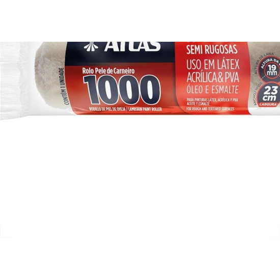 Rolo La Atlas Pele 1A. 23Cm 1000