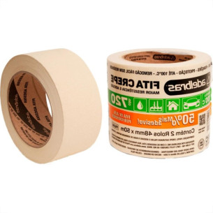 Fita Crepe Adelbras 48Mmx50M - Kit C/2