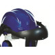 Capacete Com Abafador+Viseira Plastcor Azul Capacete Com Abafador+Viseira Plastcor Azul