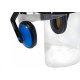 Capacete Com Abafador+Viseira Plastcor Branco Capacete Com Abafador+Viseira Plastcor Branco