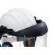 Capacete Com Abafador+Viseira Plastcor Branco Capacete Com Abafador+Viseira Plastcor Branco