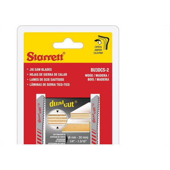 Serra Tico Starrett Mdf 2 Pecas Bu3Dc-2 Serra Tico Starrett Mdf 2 Pecas Bu3Dc-2