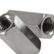 Prolongador Para Barra Roscada Ancora 1/4 X25 J1438 - Kit C/100  Prolongador Para Barra Roscada Ancora 1/4 X25 J1438 - Kit C/100