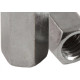 Prolongador Para Barra Roscada Ancora 1/4 X25 J1438 - Kit C/100  Prolongador Para Barra Roscada Ancora 1/4 X25 J1438 - Kit C/100