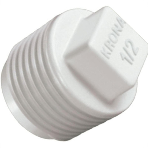 Plug Branco Krona Rr 2'' 298 - Kit C/5  Plug Branco Krona Rr 2'' 298 - Kit C/5