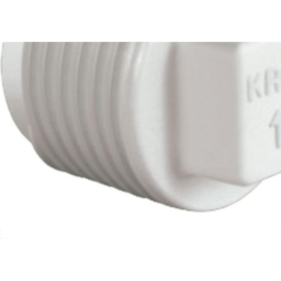 Plug Branco Krona Rr 2'' 298 - Kit C/5  Plug Branco Krona Rr 2'' 298 - Kit C/5