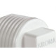 Plug Branco Krona Rr 2'' 298 - Kit C/5  Plug Branco Krona Rr 2'' 298 - Kit C/5