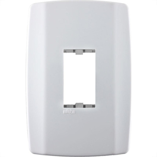 Placa Ilumi Slim 4X2 Branca (1Modulo Vertical) 82060 Placa Ilumi Slim 4X2 Branca (1Modulo Vertical) 82060