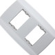 Placa Ilumi Slim 4X2 Branca (2Modulo Distanciado) 82080 Placa Ilumi Slim 4X2 Branca (2Modulo Distanciado) 82080