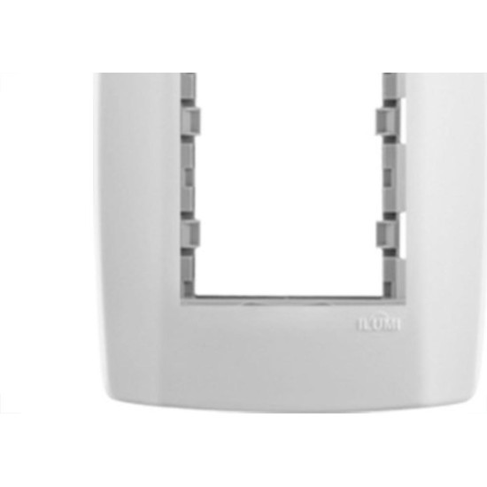 Placa Ilumi Slim 4X2 Branca (1Modulo Bipolar) 82090 Placa Ilumi Slim 4X2 Branca (1Modulo Bipolar) 82090