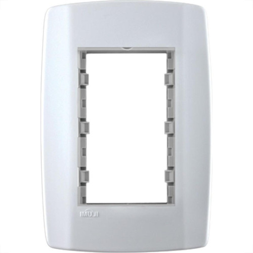 Placa Ilumi Slim 4X2 Branca (3Modulo Horizontal) 82100 Placa Ilumi Slim 4X2 Branca (3Modulo Horizontal) 82100