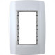 Placa Ilumi Slim 4X2 Branca (3Modulo Horizontal) 82100 Placa Ilumi Slim 4X2 Branca (3Modulo Horizontal) 82100