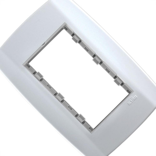 Placa Ilumi Slim 4X2 Branca (3Modulo Horizontal) 82100 Placa Ilumi Slim 4X2 Branca (3Modulo Horizontal) 82100