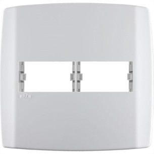 Placa Ilumi Slim 4X4 Branca (2 Modulo Horizontal) 83060