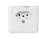 Conjunto Ilumi Stylus 4X2 Branco Com Placa (1Paralelo+Tomada) 20280
