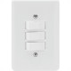 Conjunto Ilumi Stylus 4X2 Branco Com Placa (2Simples+1Paralelo) 2025