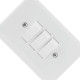 Conjunto Ilumi Stylus 4X2 Branco Com Placa (2Simples+1Paralelo) 2025