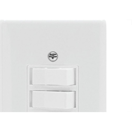Conjunto Ilumi Stylus 4X2 Branco Com Placa (2Simples+1Paralelo) 2025