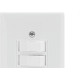 Conjunto Ilumi Stylus 4X2 Branco Com Placa (2Simples+1Paralelo) 2025