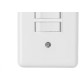 Conjunto Ilumi Stylus 4X2 Branco Com Placa (1Simples+1Paralelo) 2023