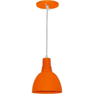 Luminaria Pendente Condulai Laranja Pen Fun 015 Lj