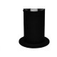 Poste Balizador Condulai Pvc 30Cm Preto Pos 030 Pt Poste Balizador Condulai Pvc 30Cm Preto Pos 030 Pt