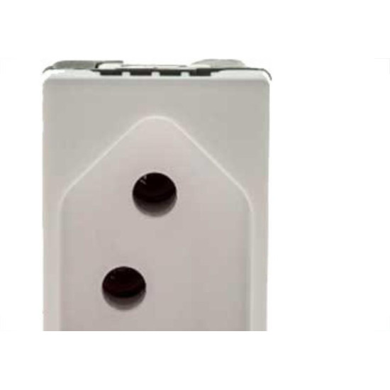 Modulo Pial Plus+ Branco 1 Tomada 10A Borne Automatico 615038Bc