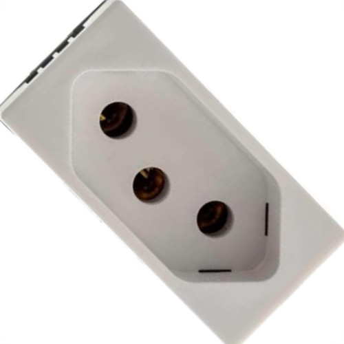 Modulo Pial Plus+ Branco 1 Tomada 20A Borne Parafuso 615060Bc