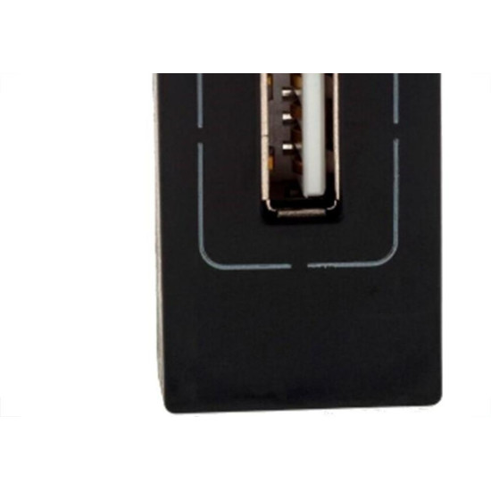 Modulo Pial Plus+ Preto 1Tomada Usb 1100Ma 615088Pt