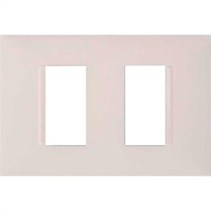 Placa Pial Plus+ Branca 4X2 (2 Modulo Distanciado) 618506Bc