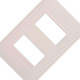Placa Pial Plus+ Branca 4X2 (2 Modulo Distanciado) 618506Bc Placa Pial Plus+ Branca 4X2 (2 Modulo Distanciado) 618506Bc