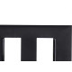 Placa Pial Plus+ Preta 4X2 (2 Modulo Distanciado) 618506Pt