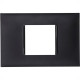 Placa Pial Plus+ Preta 4X2 (2Modulo Horizontal) 618502Pt Placa Pial Plus+ Preta 4X2 (2Modulo Horizontal) 618502Pt