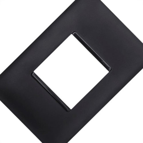 Placa Pial Plus+ Preta 4X2 (2Modulo Horizontal) 618502Pt Placa Pial Plus+ Preta 4X2 (2Modulo Horizontal) 618502Pt