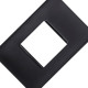 Placa Pial Plus+ Preta 4X2 (2Modulo Horizontal) 618502Pt Placa Pial Plus+ Preta 4X2 (2Modulo Horizontal) 618502Pt