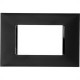 Placa Pial Plus+ Preta 4X2 (3Modulo Horizontal) 618503Pt