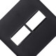Placa Pial Plus+ Preta 4X4 (1+1 Horizontal) 618511Pt Placa Pial Plus+ Preta 4X4 (1+1 Horizontal) 618511Pt