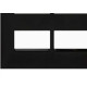 Placa Pial Plus+ Preta 4X4 (2+2 Distanciada) 618514Pt Placa Pial Plus+ Preta 4X4 (2+2 Distanciada) 618514Pt