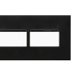 Placa Pial Plus+ Preta 4X4 (2+2 Distanciada) 618514Pt Placa Pial Plus+ Preta 4X4 (2+2 Distanciada) 618514Pt