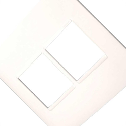 Placa Pial Plus+ Branca 4X4 (2+2 Horizontal) 618512Bc