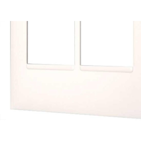 Placa Pial Plus+ Branca 4X4 (2+2 Horizontal) 618512Bc