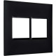 Placa Pial Plus+ Preta 4X4 (2+2 Horizontal) 618512Pt Placa Pial Plus+ Preta 4X4 (2+2 Horizontal) 618512Pt